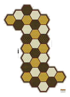 downloadable Hexes 3-pawn chess board