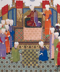 painting of Shatranj players